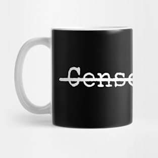 Censorship (White) Mug